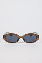 Brown rounded oval sunglasses_1