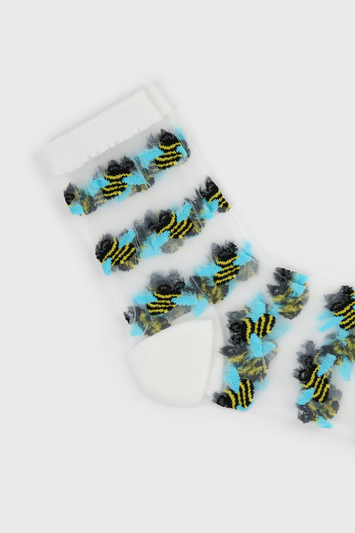 Bumble bee sheer socks_2