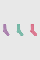Modal blend ribbed socks - Set of 3