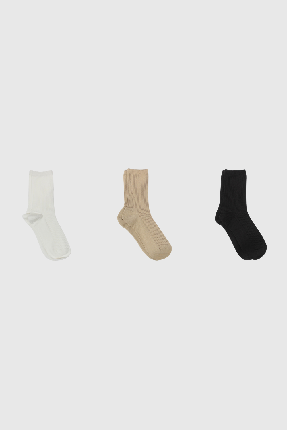 Classic ribbed socks - Set of 3