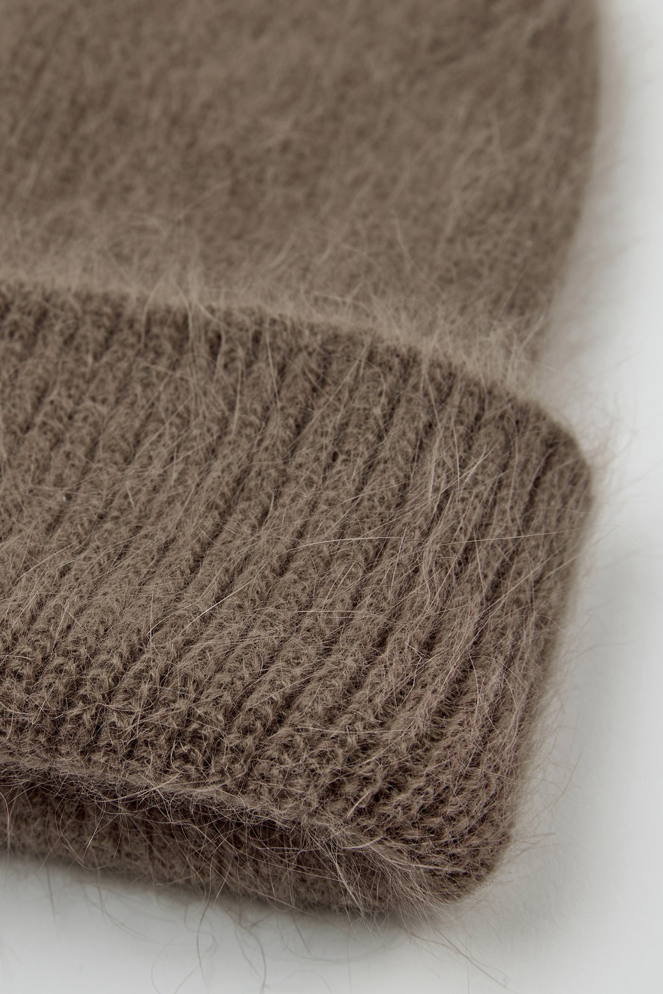 Camel mohair beanie hat_2