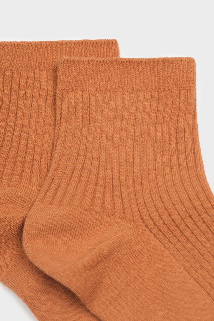 Camel short cotton blend socks_4