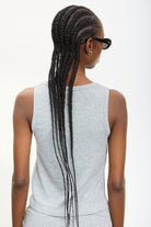 Charcoal grey ribbed scoop neck tank_2