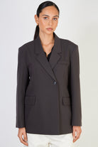 Charcoal grey slouchy blazer_1
