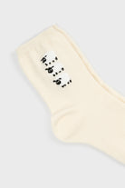 Cream triple sheep socks_4
