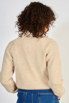 Dark beige alpaca blend ribbed jumper_3
