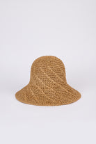Dark beige spirals straw hat_1