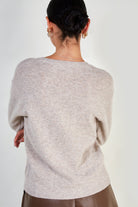 Dark beige alpaca blend light jumper_3