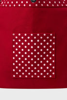 Red and white polka dot tote bag_3