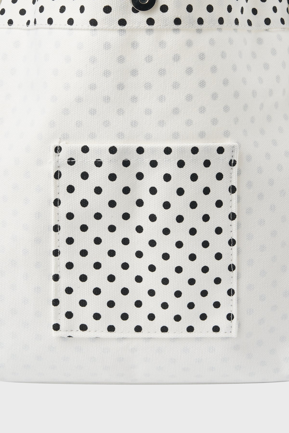 White and black polka dot tote bag_3