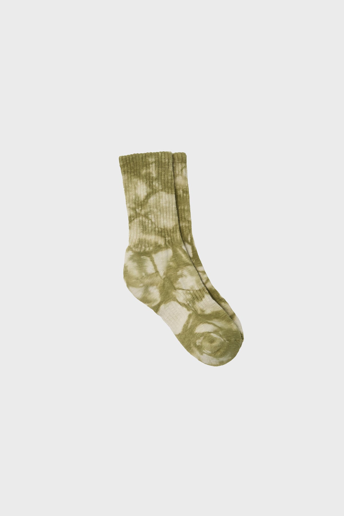 Khaki and white tie dye socks_1