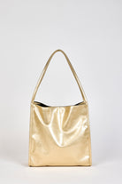 Gold high shine PVC tote bag_1