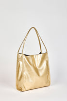 Gold high shine PVC tote bag_2
