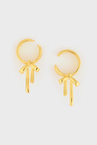 Gold mini bow ear cuffs_1