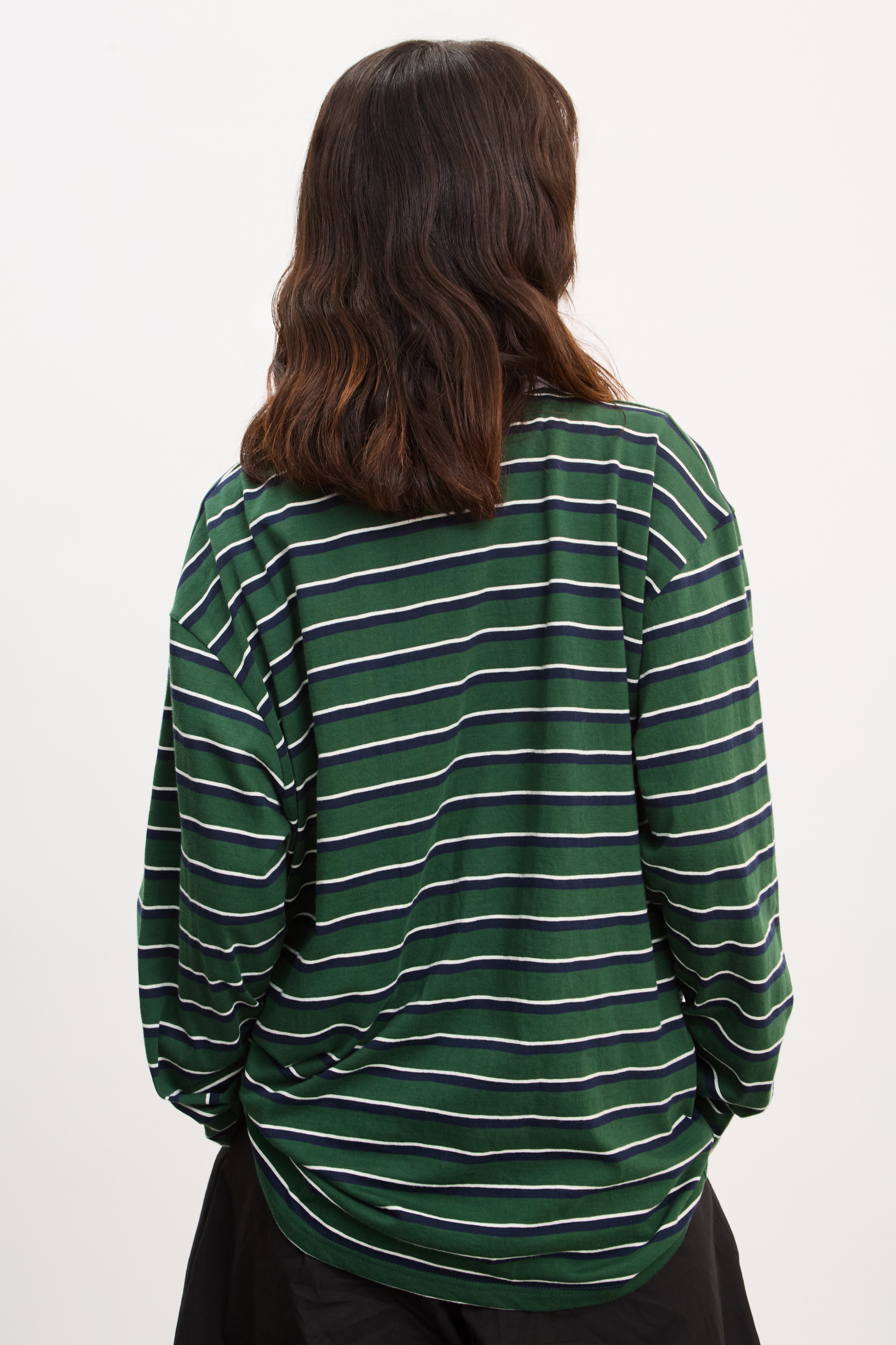 Green and navy blue striped rugby shirt_2