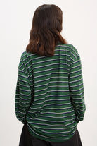 Green and navy blue striped rugby shirt_2