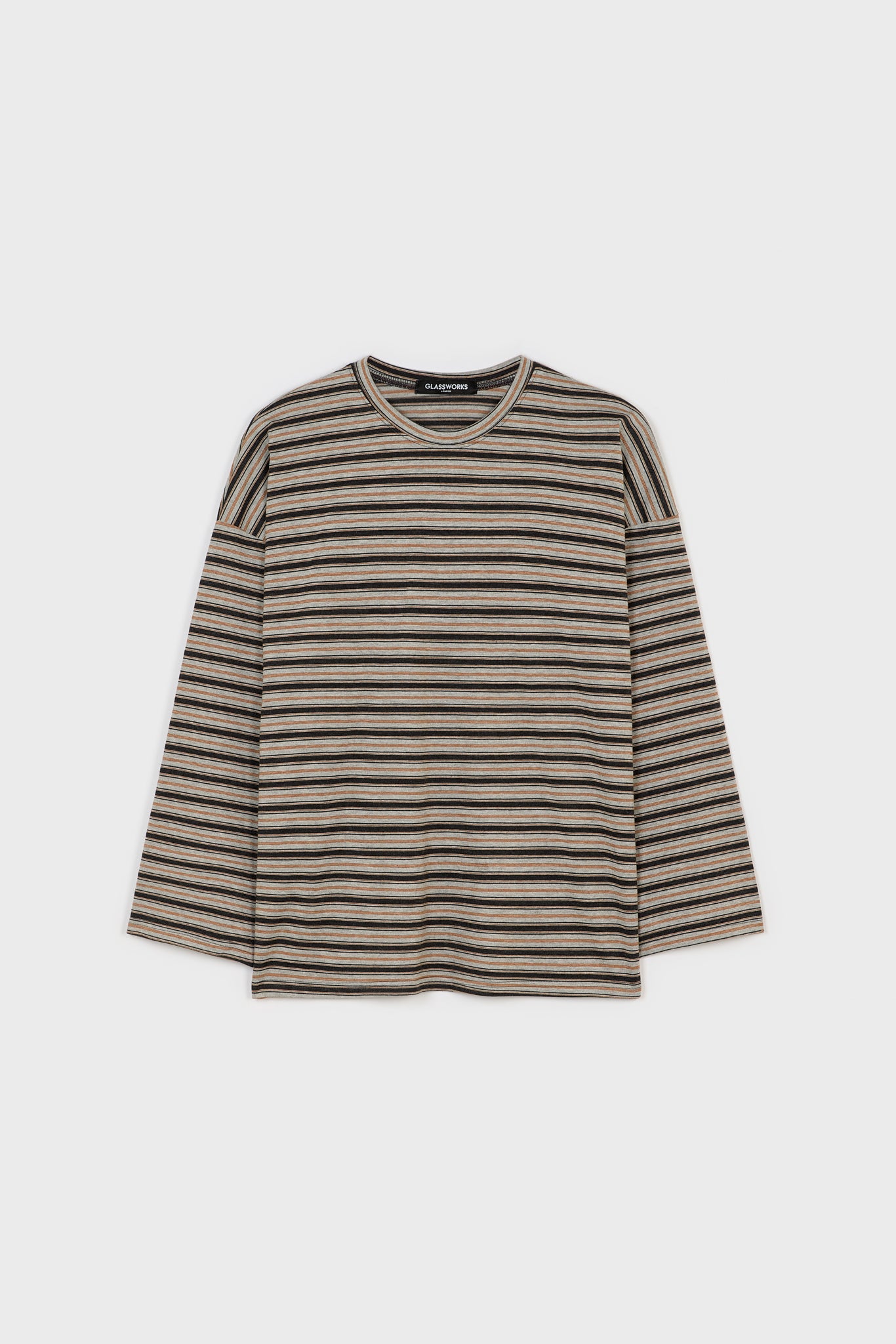 Grey multi stripe long sleeve top_7