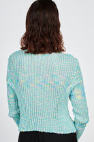 Green and yellow multicolour cardigan_2