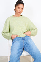 Green cashmere wool blend jumper_5