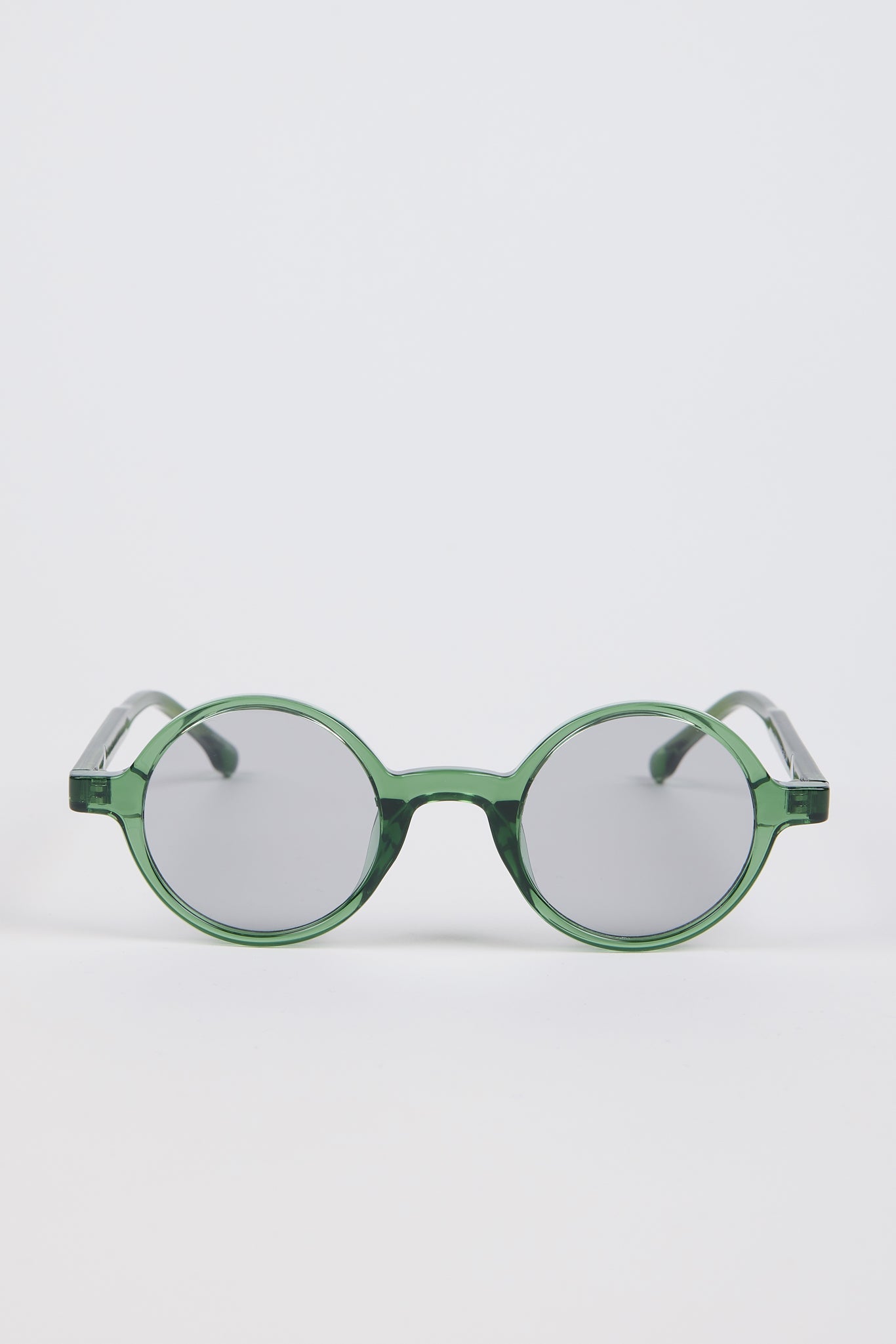 Green perfect circle sunglasses