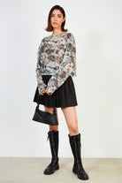 Grey and black tie dye wide fit top_5