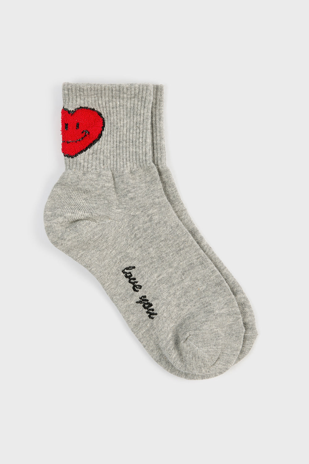 Grey giant happy heart socks_3