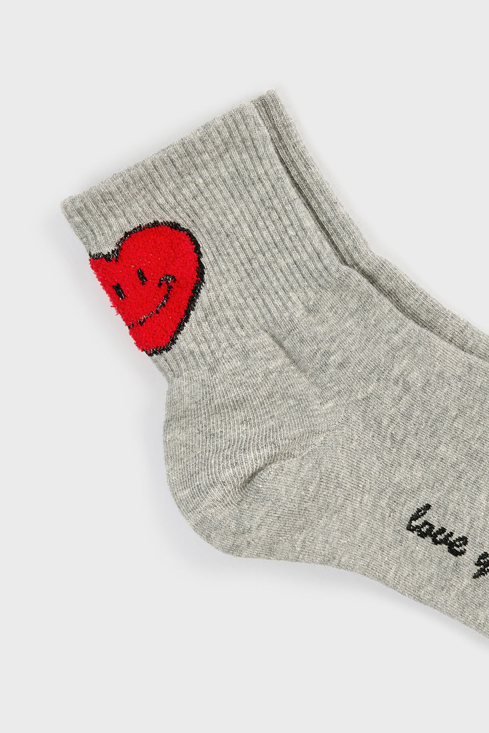 Grey giant happy heart socks_4