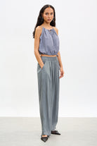 Grey satin touch wide leg trousers_4