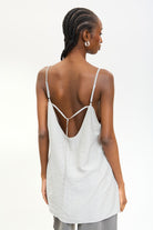 Grey semi sheer long thin strap tank_2