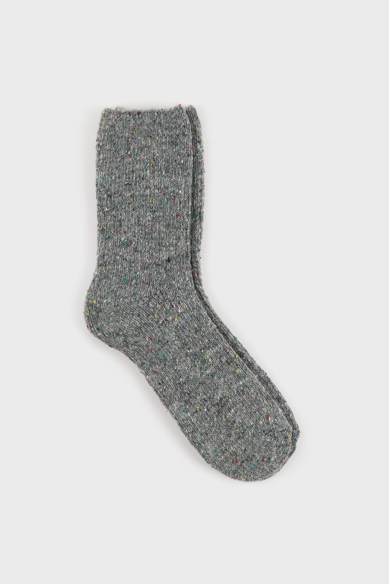 Smooth rainbow fleck wool blend socks - Set of 3
