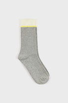 Colorblock ribbed socks - Set of 4
