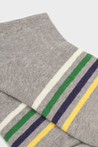 Grey multicolour striped ankle socks_4