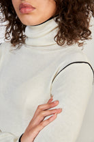 Ivory and black trim turtleneck top_3