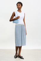 Ivory and grey double layered tank top_4