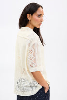 Ivory crochet oversized shirt_2
