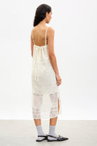 Ivory crochet strappy midi dress_2