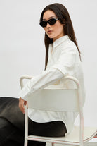 Ivory double layered long sleeve shirt_6