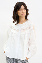 Ivory eyelet collar blouse_1