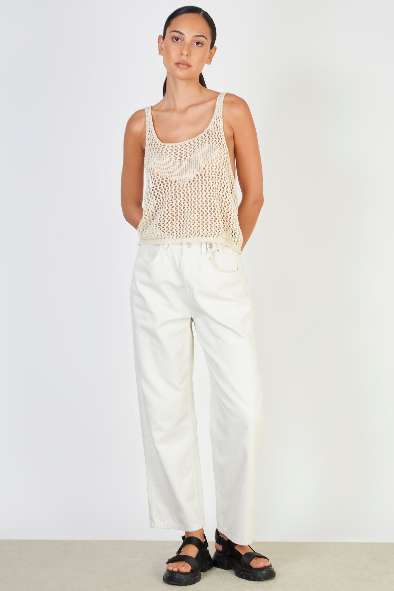 Ivory intarsia single heart knit tank_4