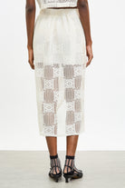 Ivory lace tie waist skirt_2
