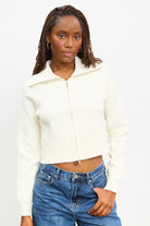 Ivory large wide collar cardigan_1