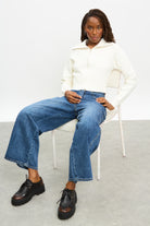 Ivory large wide collar cardigan_5