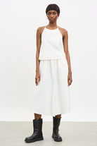 Ivory open back halter neck top_4