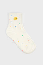 Confetti smiley face socks - Set of 3