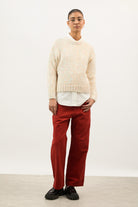 Ivory rainbow fleck smooth jumper_4