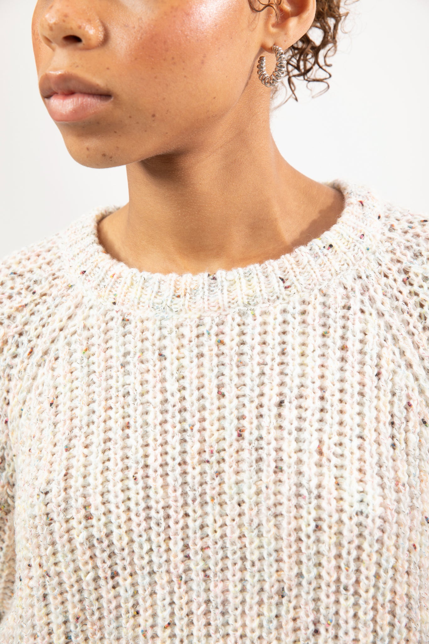 Ivory rainbow knit raglan jumper_4