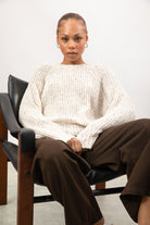 Ivory rainbow knit raglan jumper_1