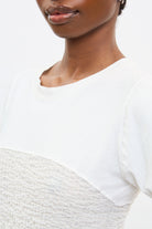 Ivory ruched bodice T-shirt_3