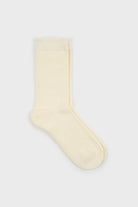 Ivory smooth cashmere wool blend socks_1