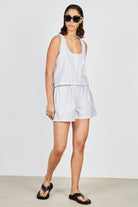 Ivory and navy striped tank_5